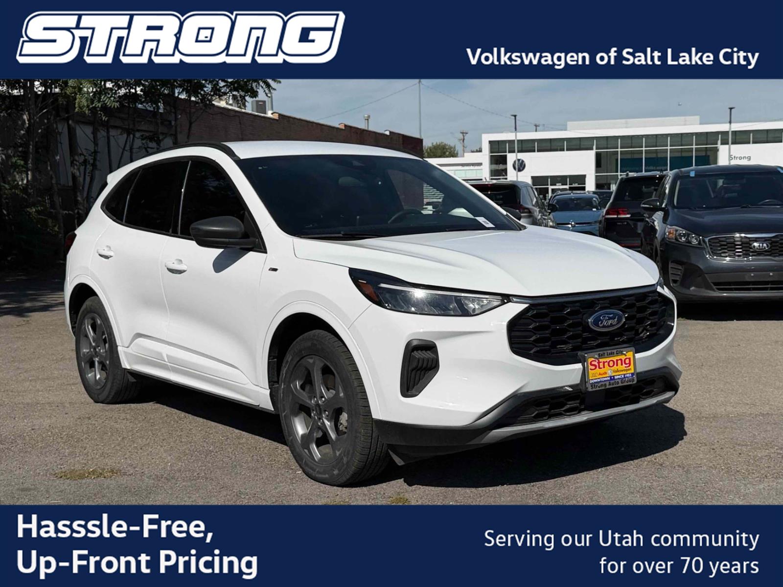 Oxford White 2023 Ford Escape SUV / Crossover All-Wheel Drive 8-Speed Automatic