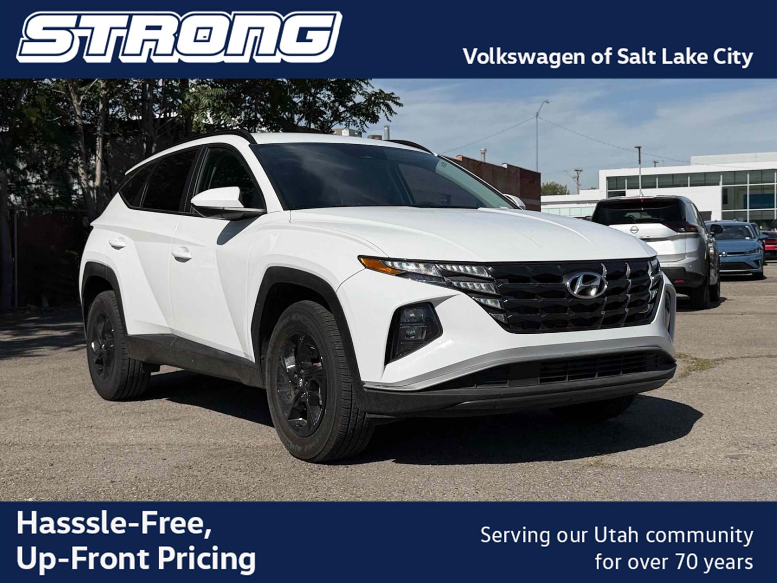 White Pearl 2024 Hyundai Tucson SUV / Crossover All-Wheel Drive Automatic