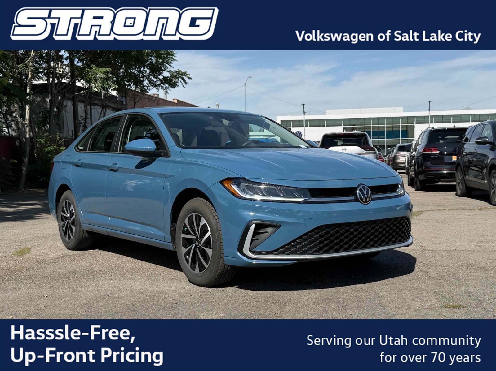 Monterey Blue Pearl 2026 Volkswagen Jetta Sedan Front-Wheel Drive Automatic