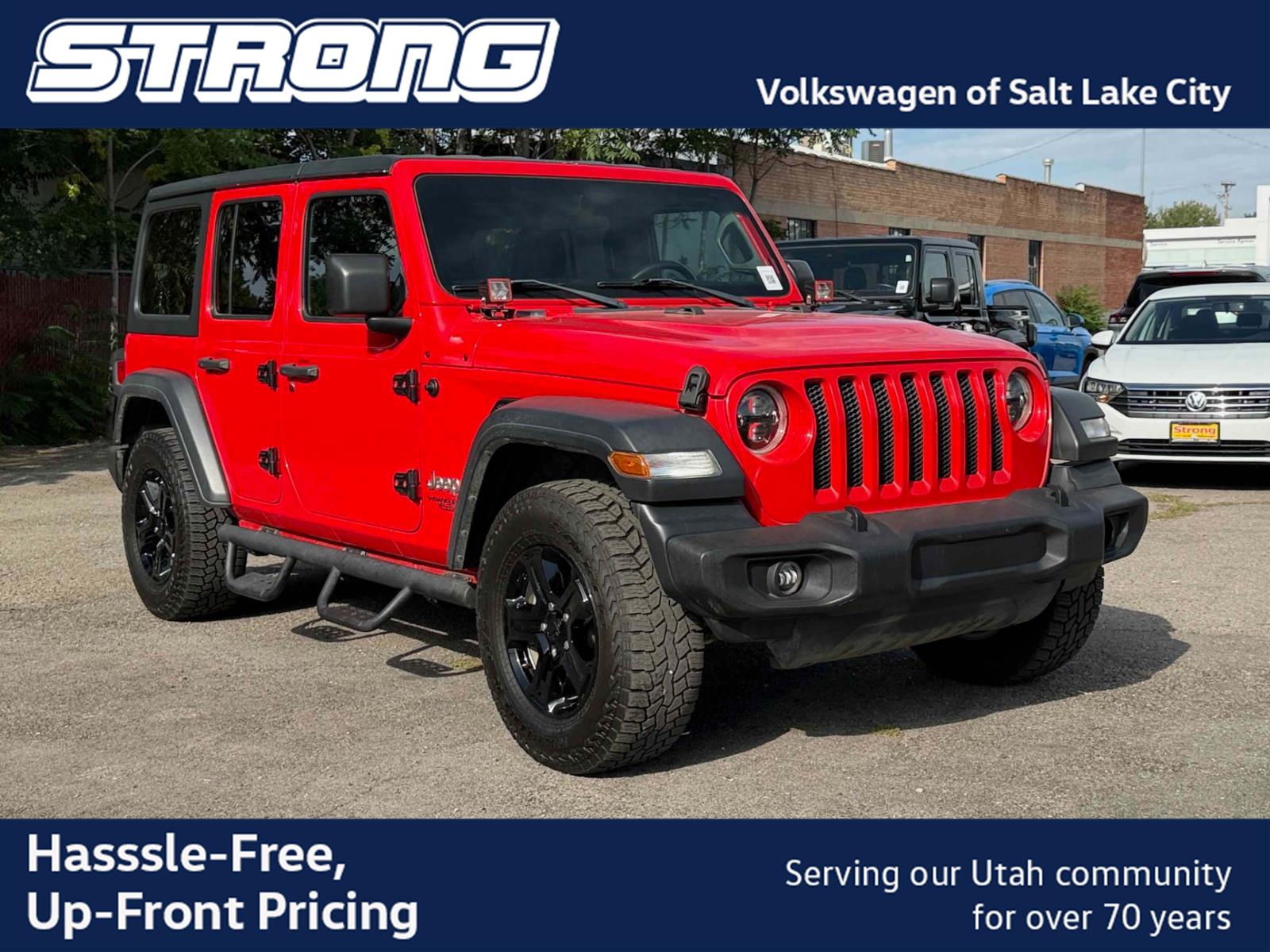 Firecracker Red Clearcoat 2019 Jeep Wrangler SUV / Crossover Four-Wheel Drive 8-Speed Automatic