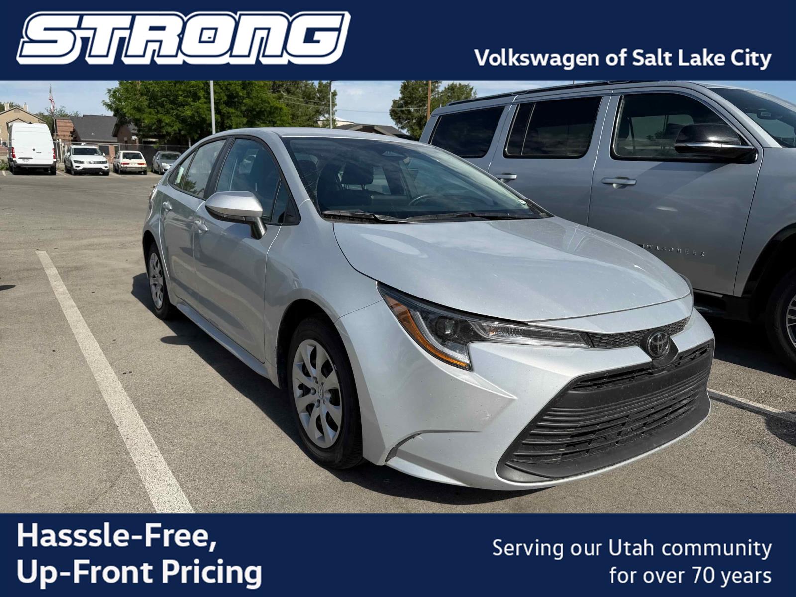 Classic Silver Metallic 2026 Toyota Corolla Sedan Front-Wheel Drive Continuously Variable Transmission
