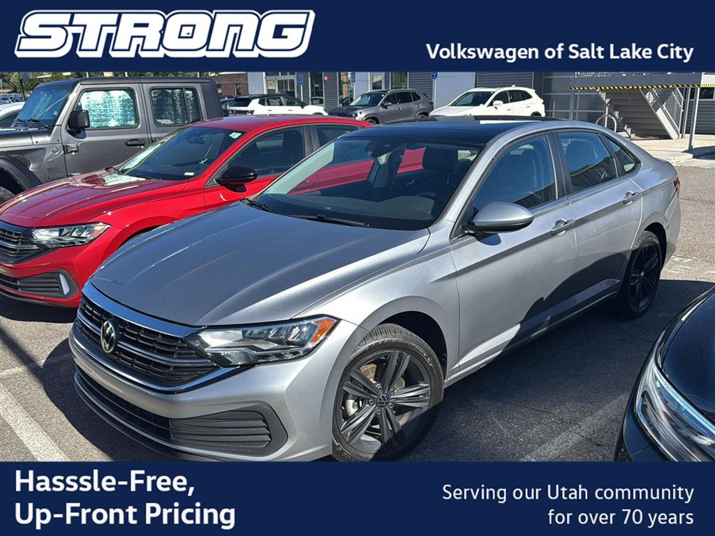 Pyrite Silver Metallic 2023 Volkswagen Jetta Sedan Front-Wheel Drive Automatic