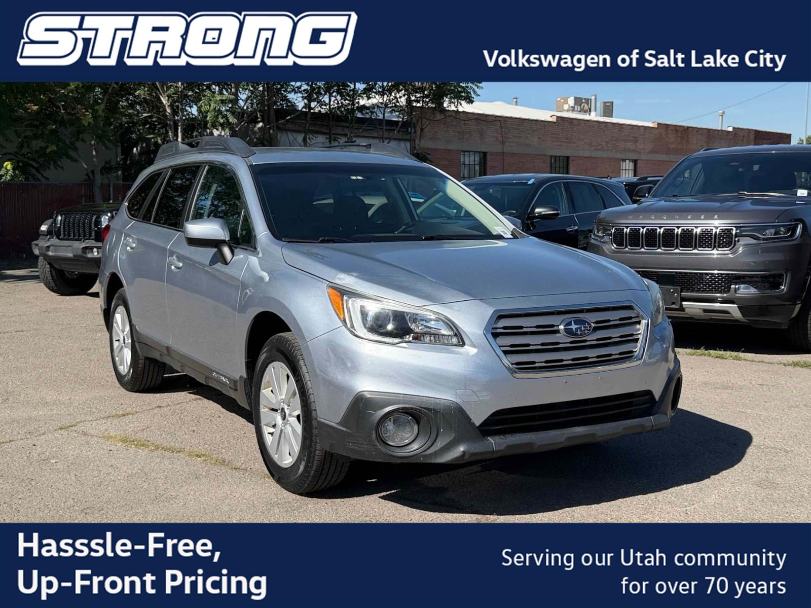 Ice Silver Metallic 2016 Subaru Outback Wagon All-Wheel Drive Continuously Variable Transmission
