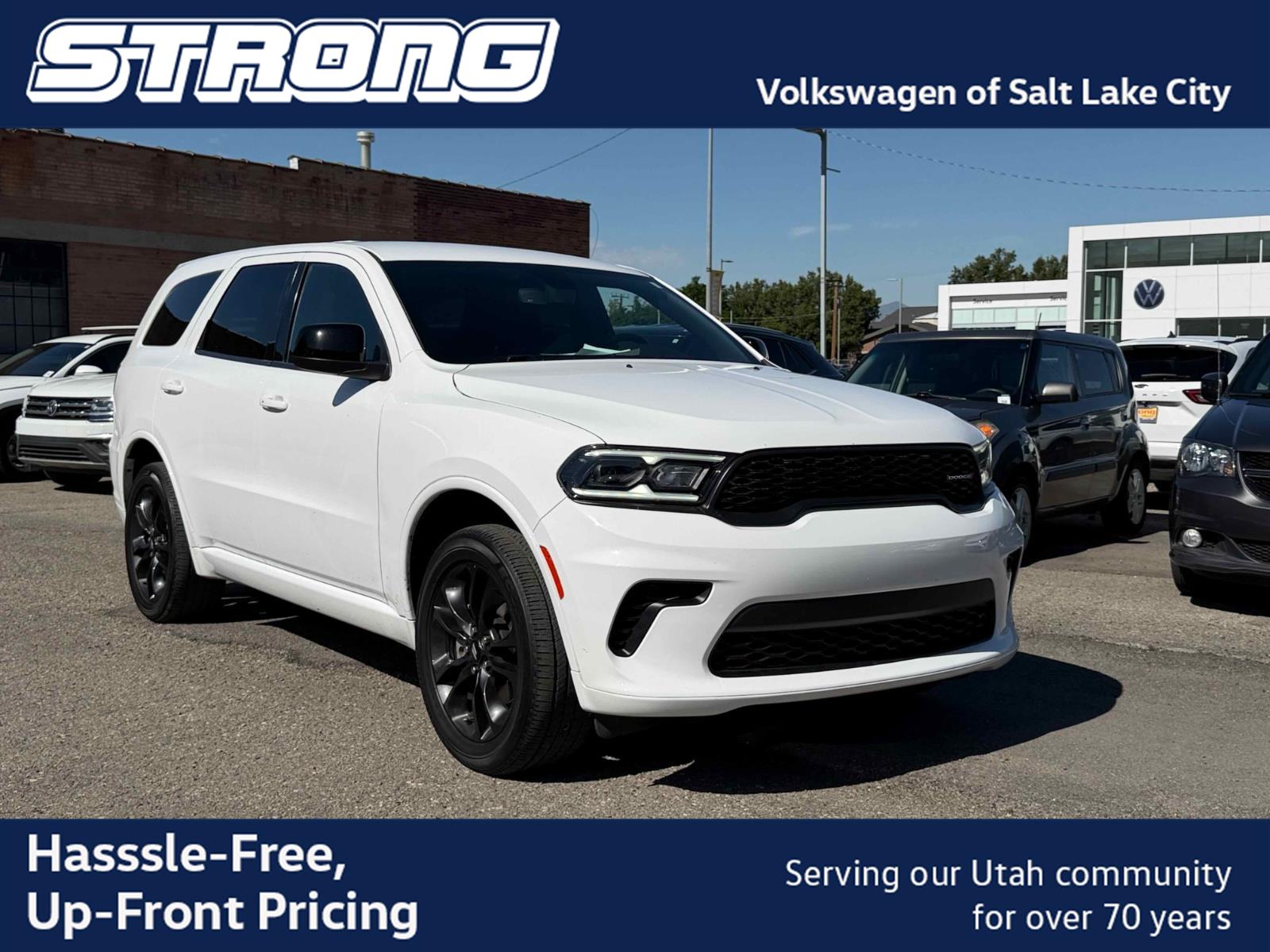 White Knuckle Clearcoat 2025 Dodge Durango SUV / Crossover All-Wheel Drive 8-Speed Automatic