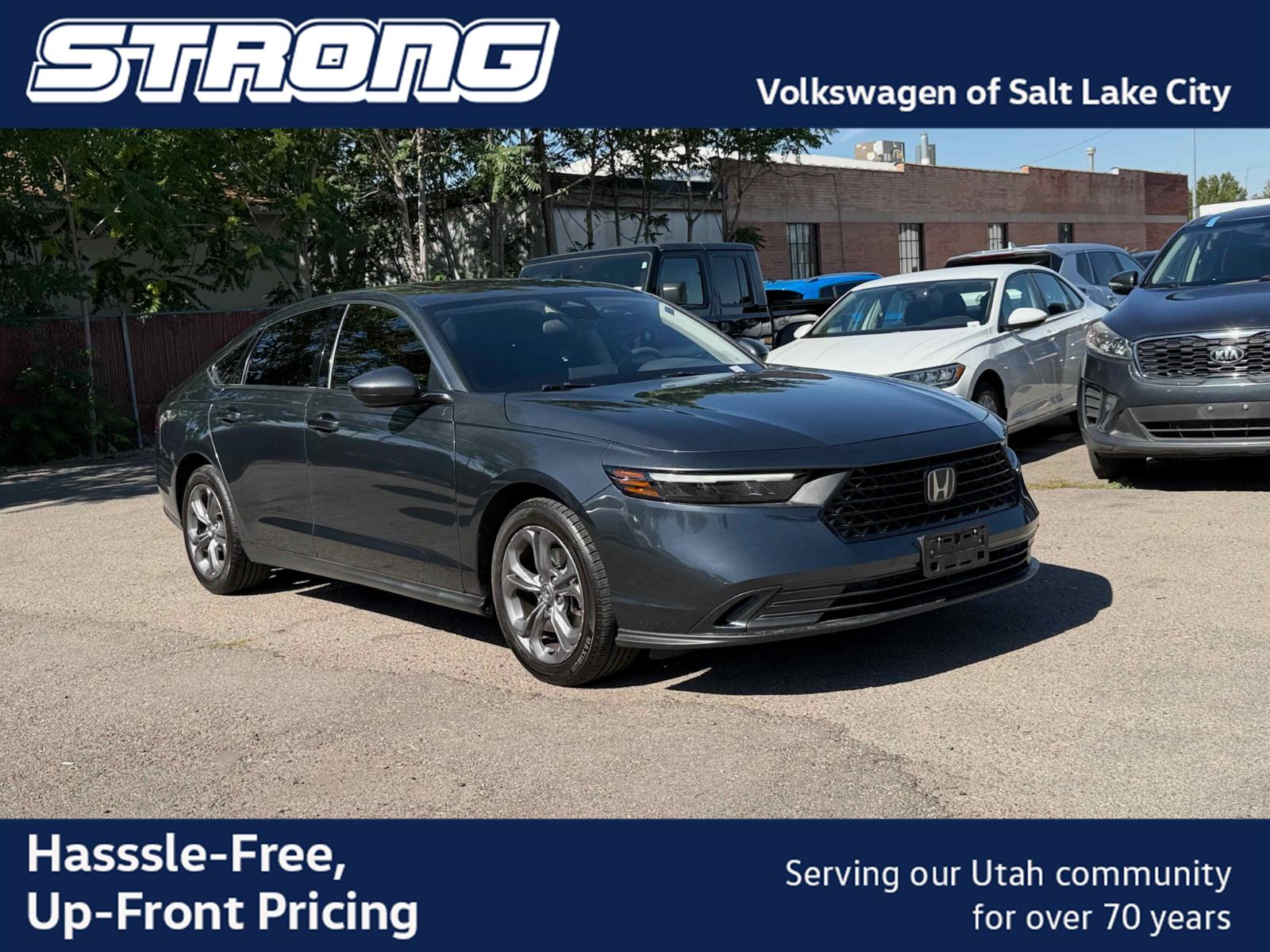 Meteorite Gray Metallic 2024 Honda Accord Sedan Front-Wheel Drive Continuously Variable Transmission