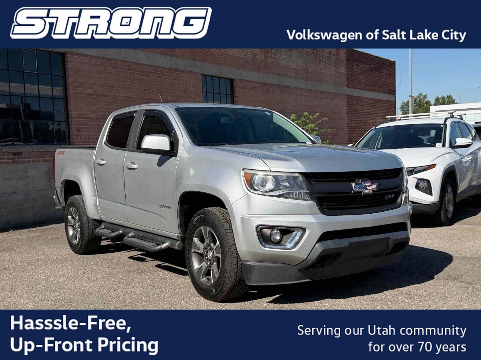 Silver Ice Metallic 2016 Chevrolet Colorado Pickup Truck 4X2 6-Speed Automatic