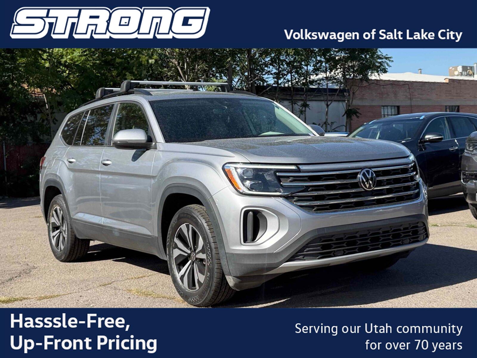 Silver Mist Metallic 2024 Volkswagen Atlas SUV / Crossover All-Wheel Drive Automatic