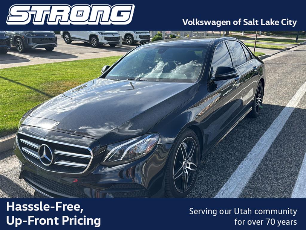 Black 2020 Mercedes-Benz E-Class Sedan Rear-Wheel Drive Automatic