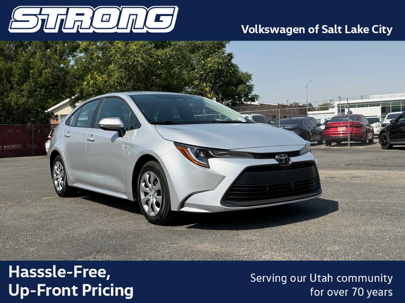 Classic Silver Metallic 2026 Toyota Corolla Sedan Front-Wheel Drive Continuously Variable Transmission