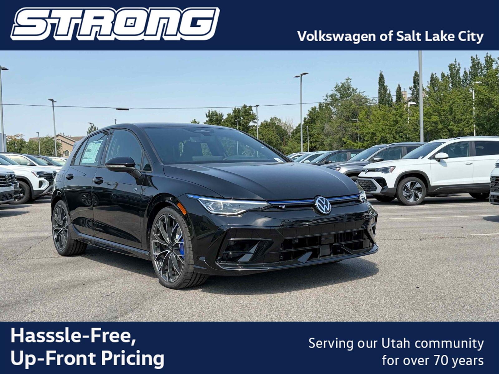 mythos black metallic 2026 Volkswagen Golf R Hatchback All-Wheel Drive Automatic