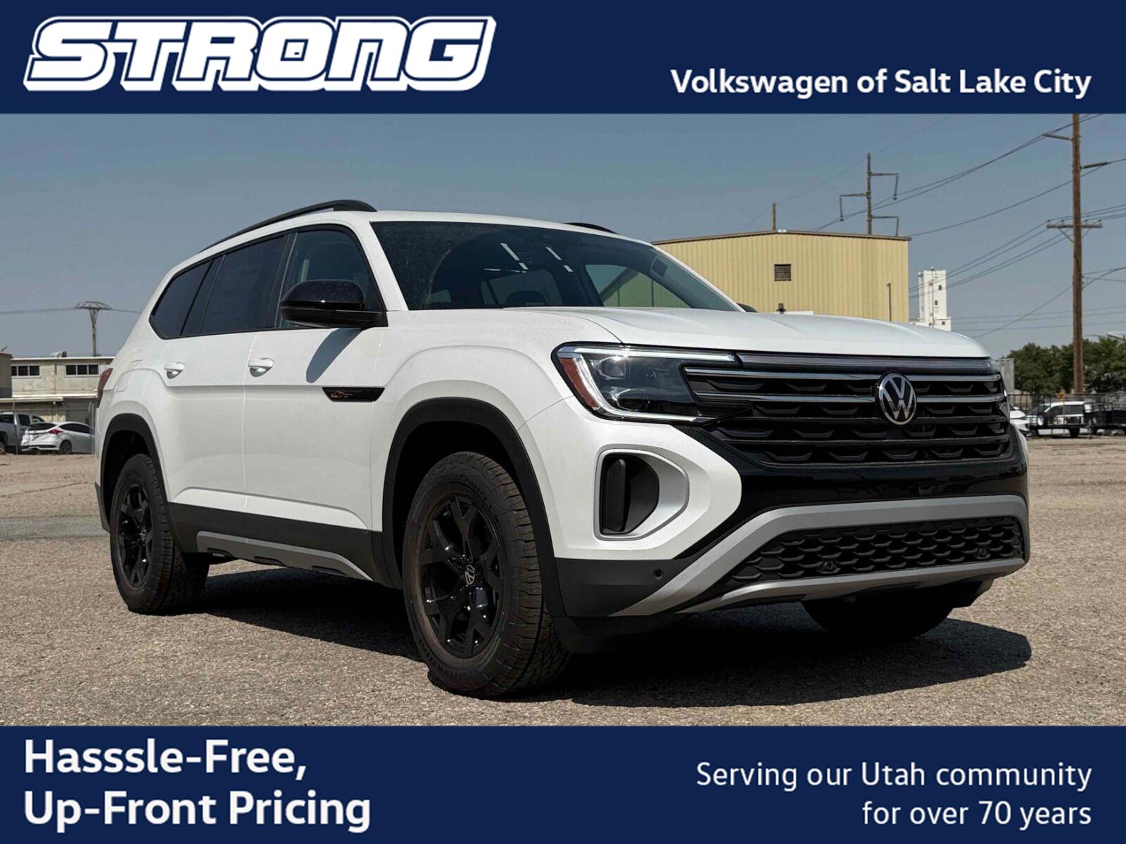 Opal White Pearl 2026 Volkswagen Atlas SUV / Crossover All-Wheel Drive Automatic