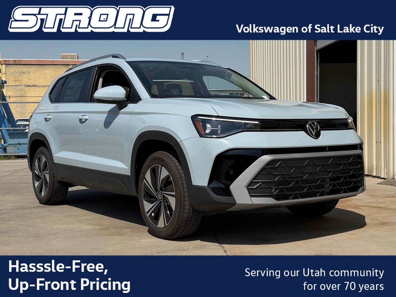 Monument Gray 2026 Volkswagen Taos SUV / Crossover All-Wheel Drive Automatic