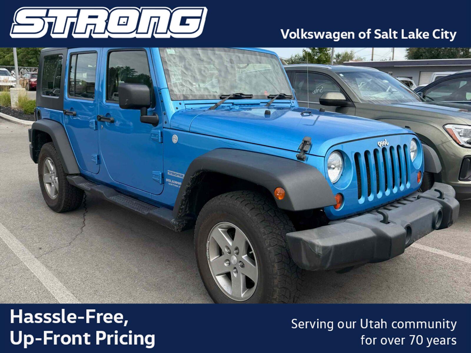 Black Hard Top 2010 Jeep Wrangler SUV / Crossover Four-Wheel Drive 6-Speed Manual