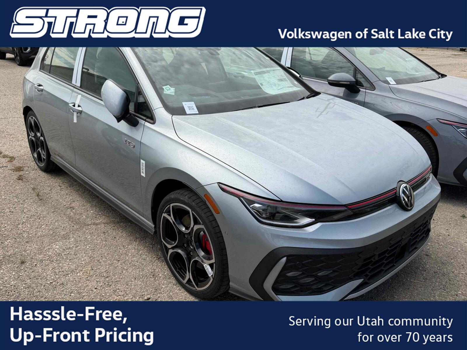 alpine silver metallic 2026 Volkswagen Golf GTI Hatchback Front-Wheel Drive Automatic