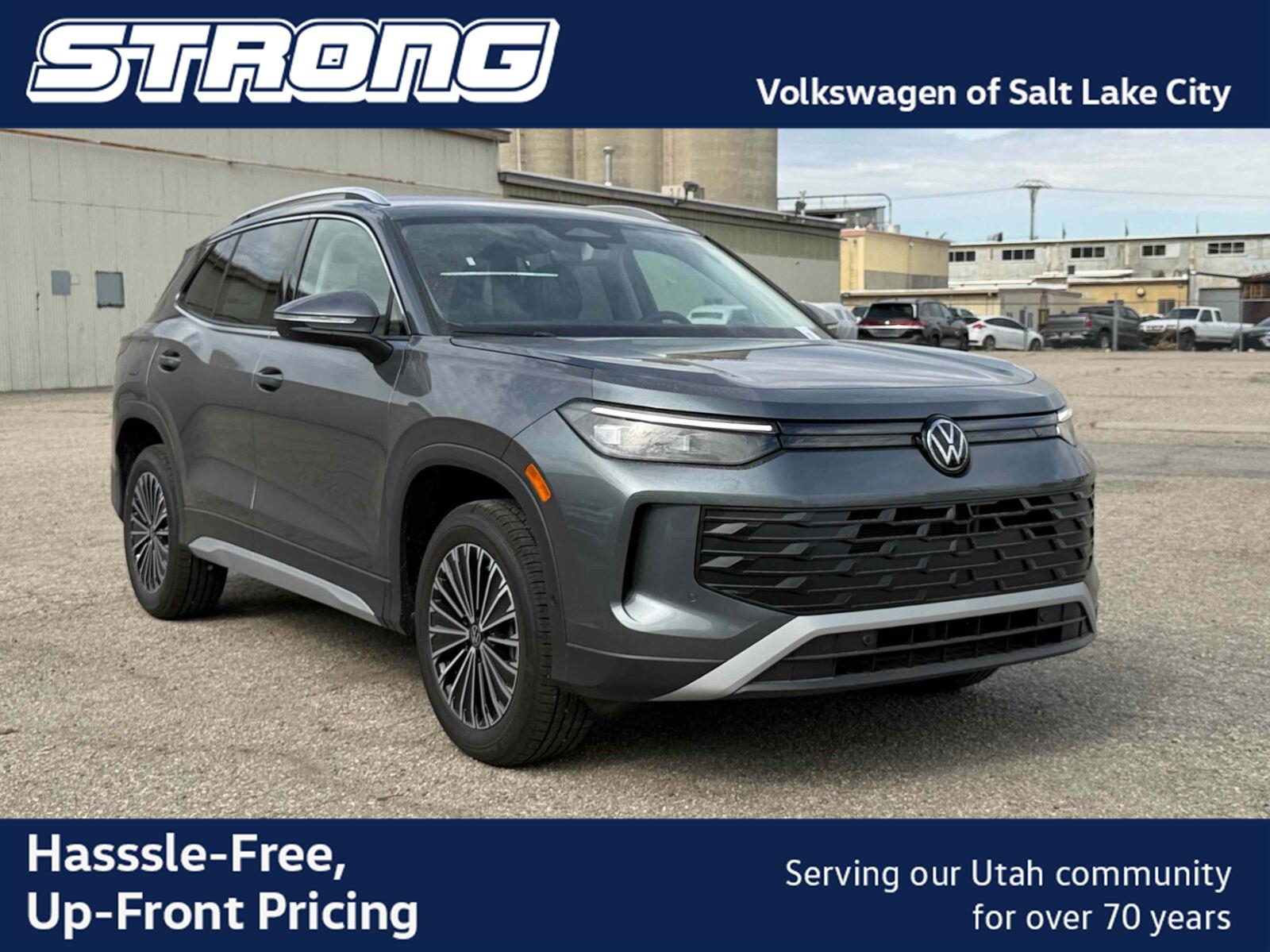 Platinum Gray Metallic 2026 Volkswagen Tiguan SUV / Crossover All-Wheel Drive Automatic