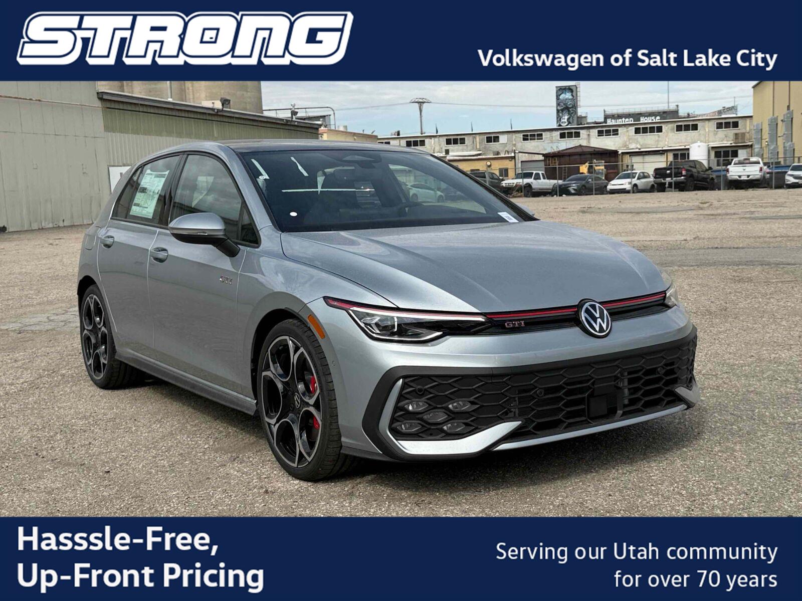 alpine silver metallic 2026 Volkswagen Golf GTI Hatchback Front-Wheel Drive Automatic