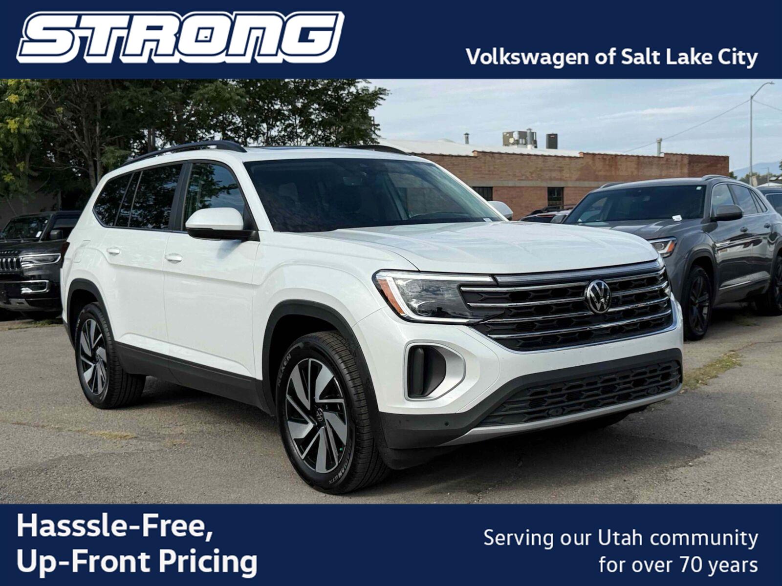 White 2026 Volkswagen Atlas SUV / Crossover All-Wheel Drive