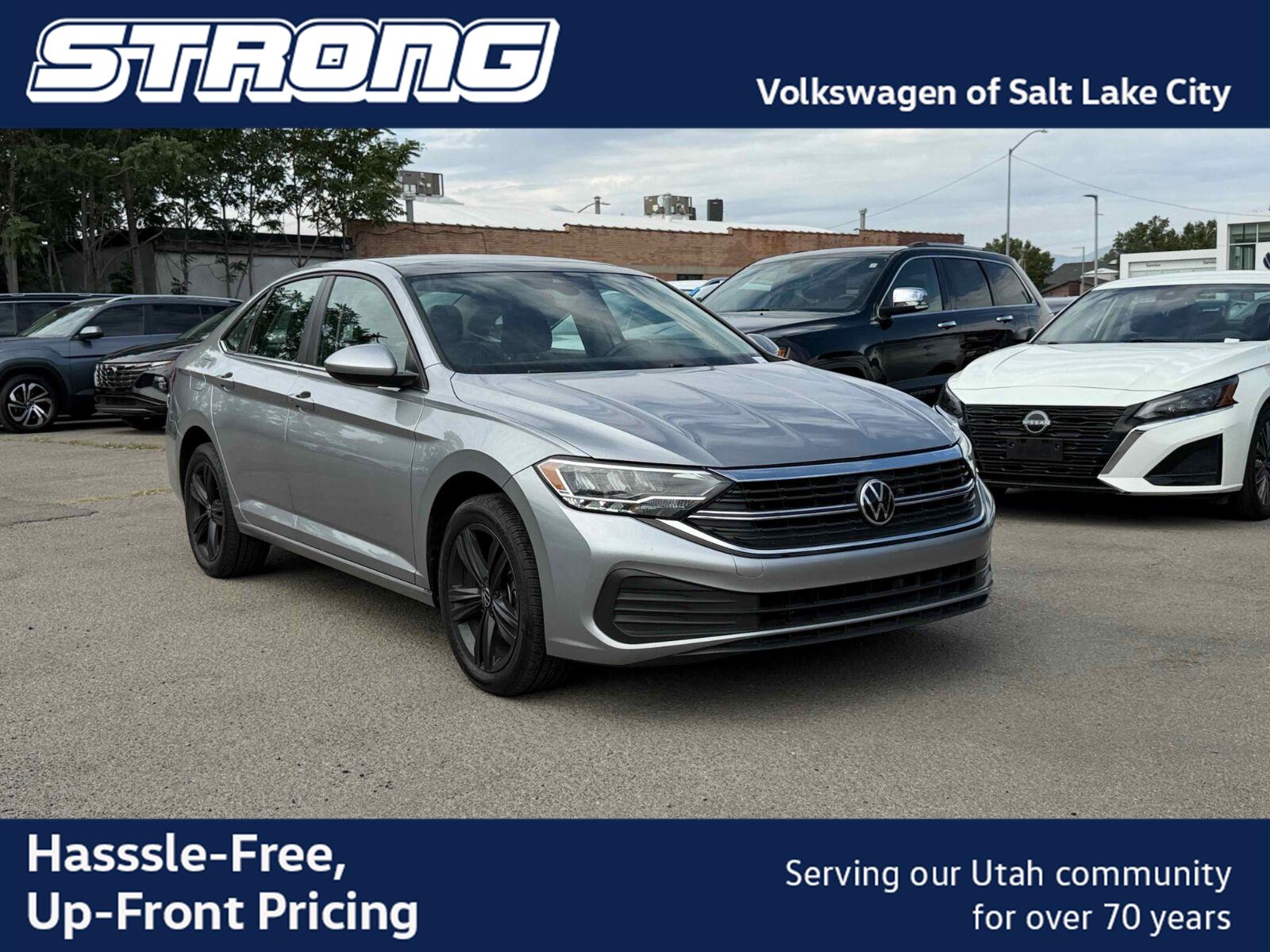 Pyrite Silver Metallic 2023 Volkswagen Jetta Sedan Front-Wheel Drive Automatic