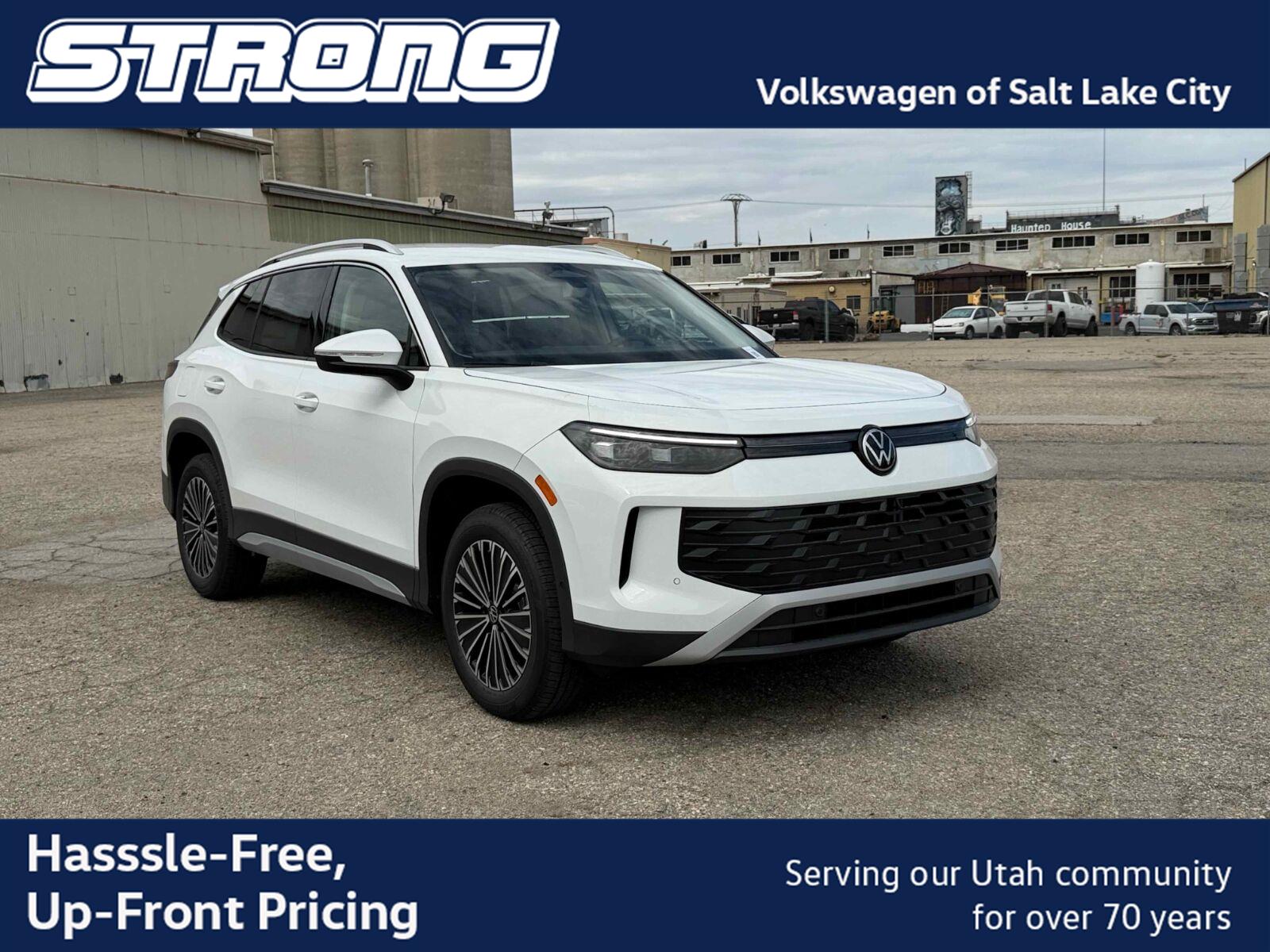 Pure White 2026 Volkswagen Tiguan SUV / Crossover All-Wheel Drive Automatic
