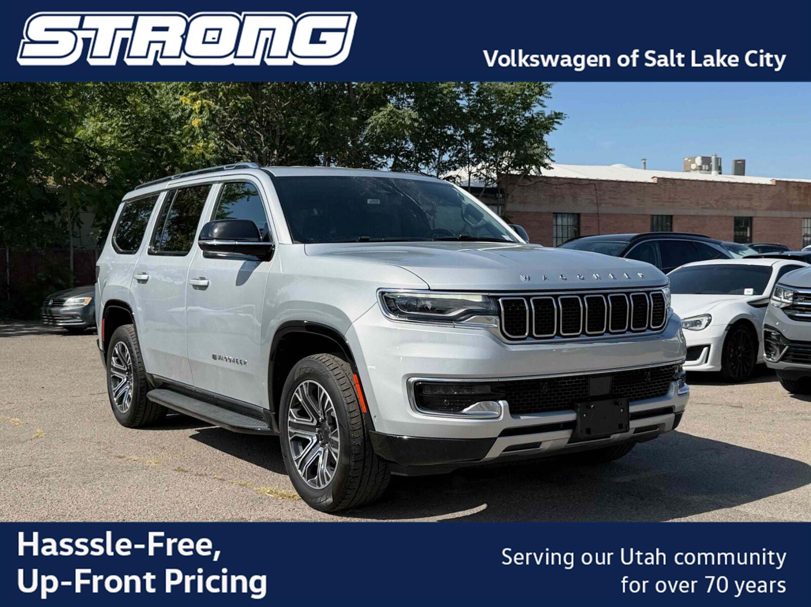 Silver 2024 Jeep Wagoneer SUV / Crossover Four-Wheel Drive 