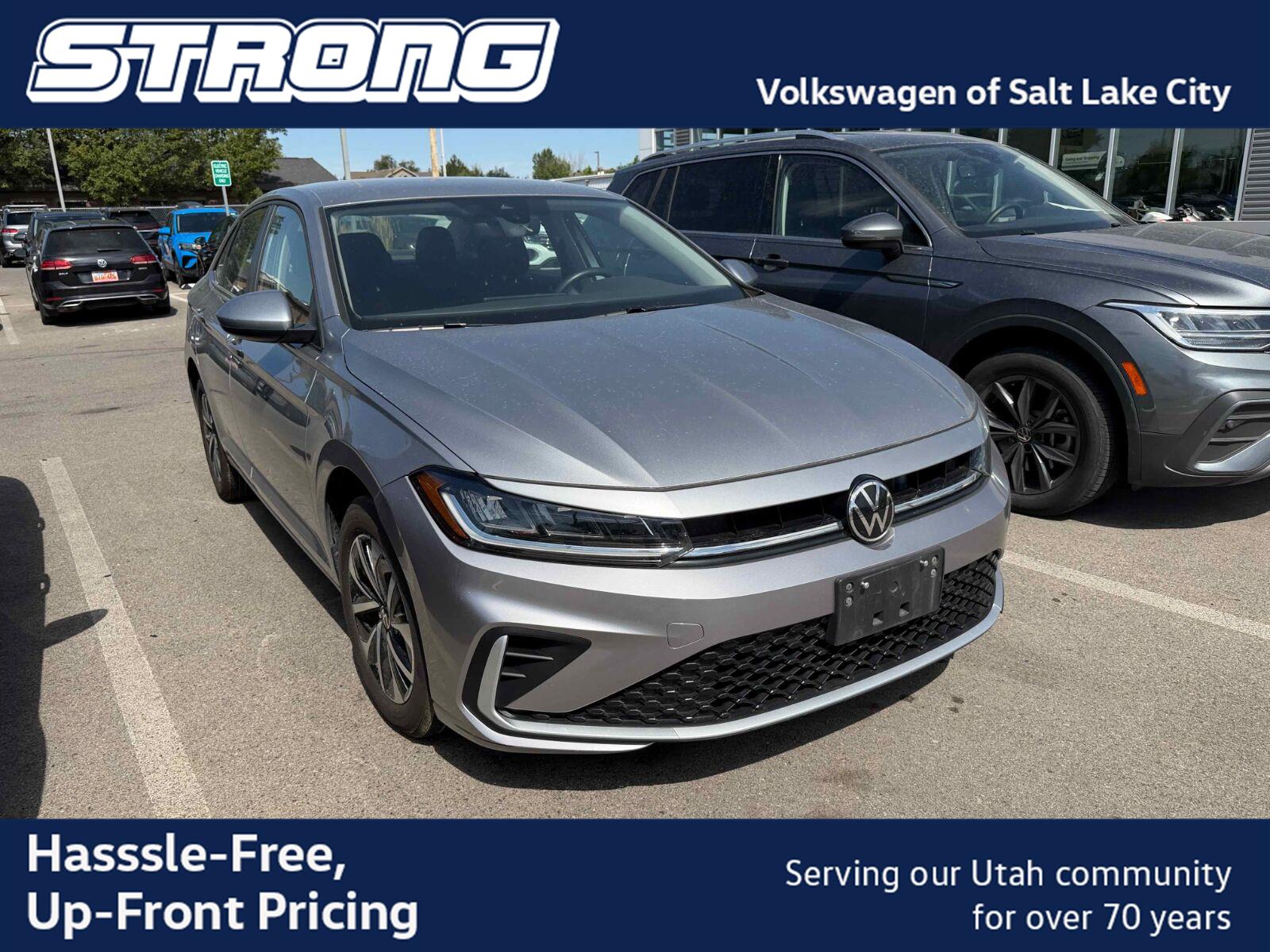 Platinum Gray Metallic 2025 Volkswagen Jetta Sedan Front-Wheel Drive Automatic