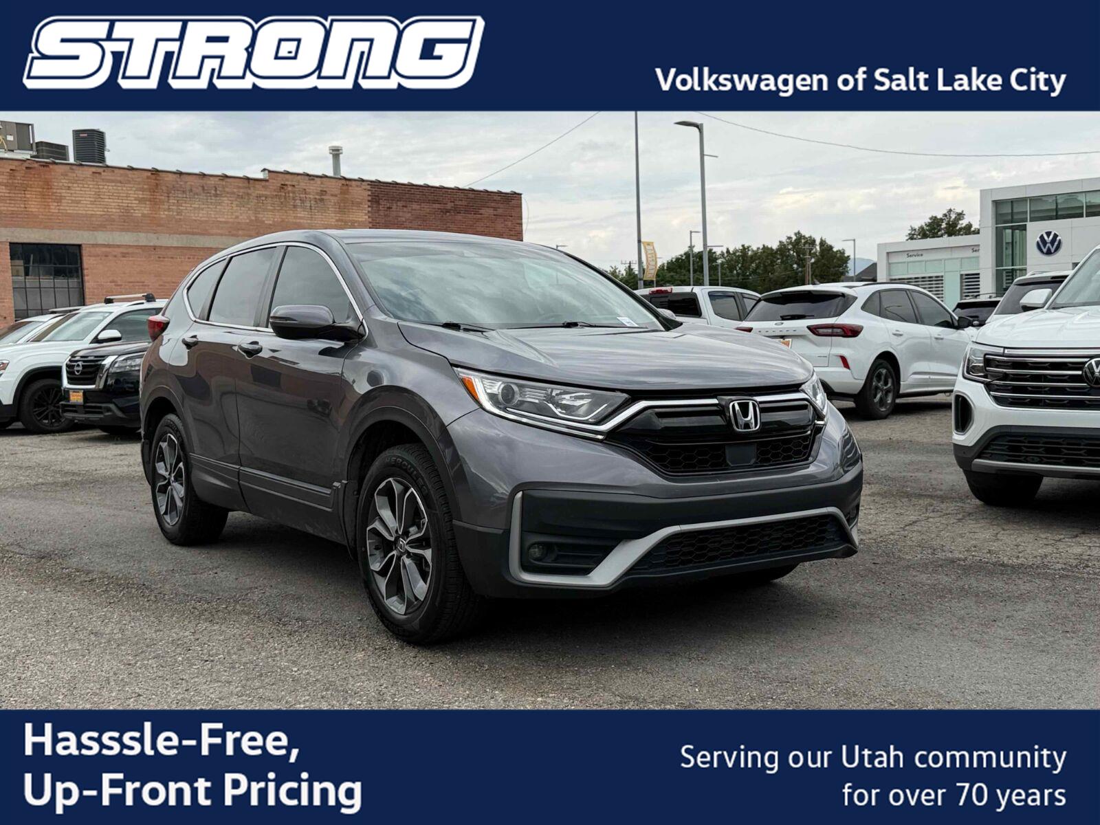 Gray (Modern Steel Metallic) 2021 Honda CR-V SUV / Crossover All-Wheel Drive Continuously Variable Transmission