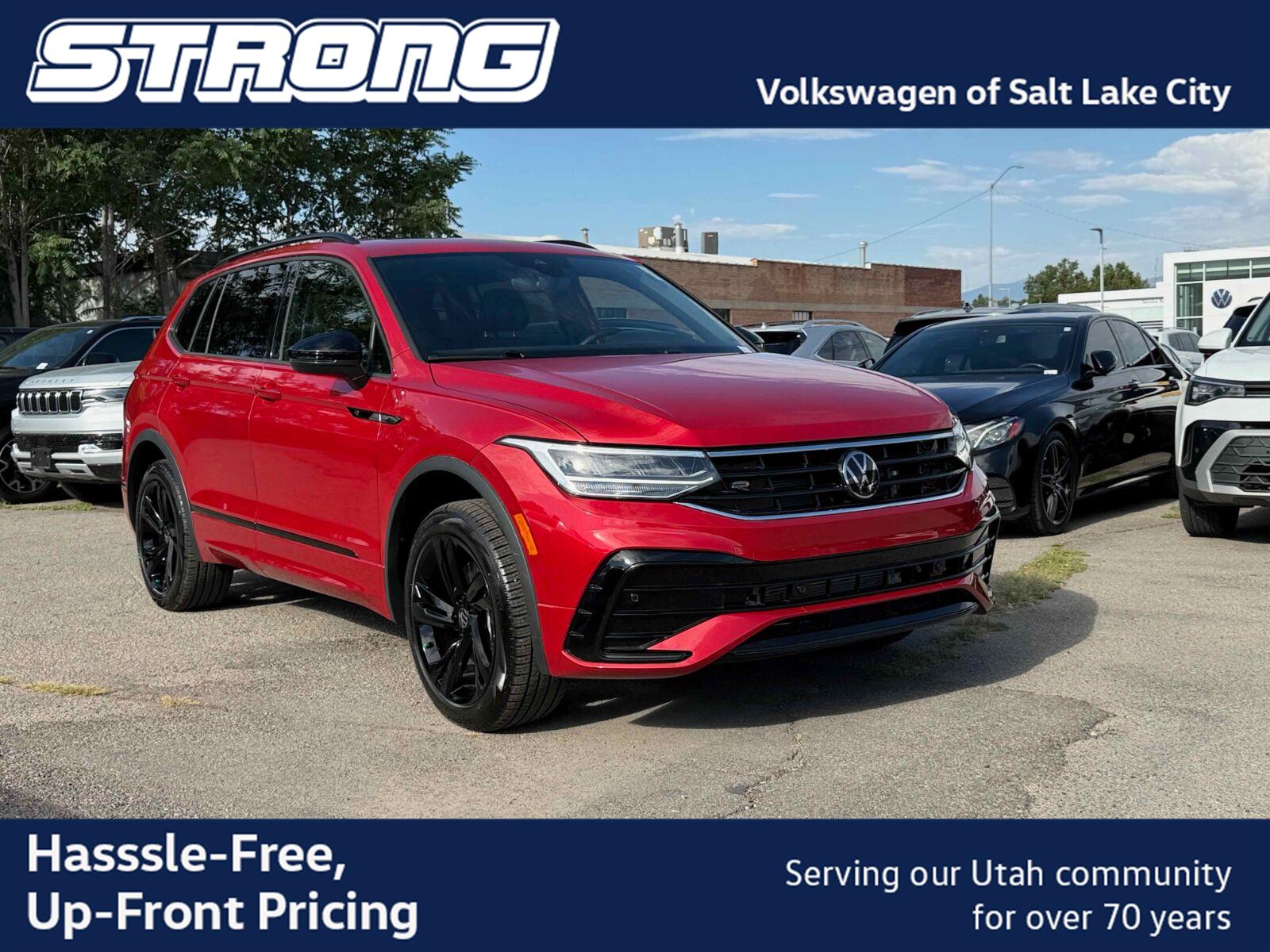 Platinum Gray Metallic 2024 Volkswagen Tiguan SUV / Crossover All-Wheel Drive Automatic