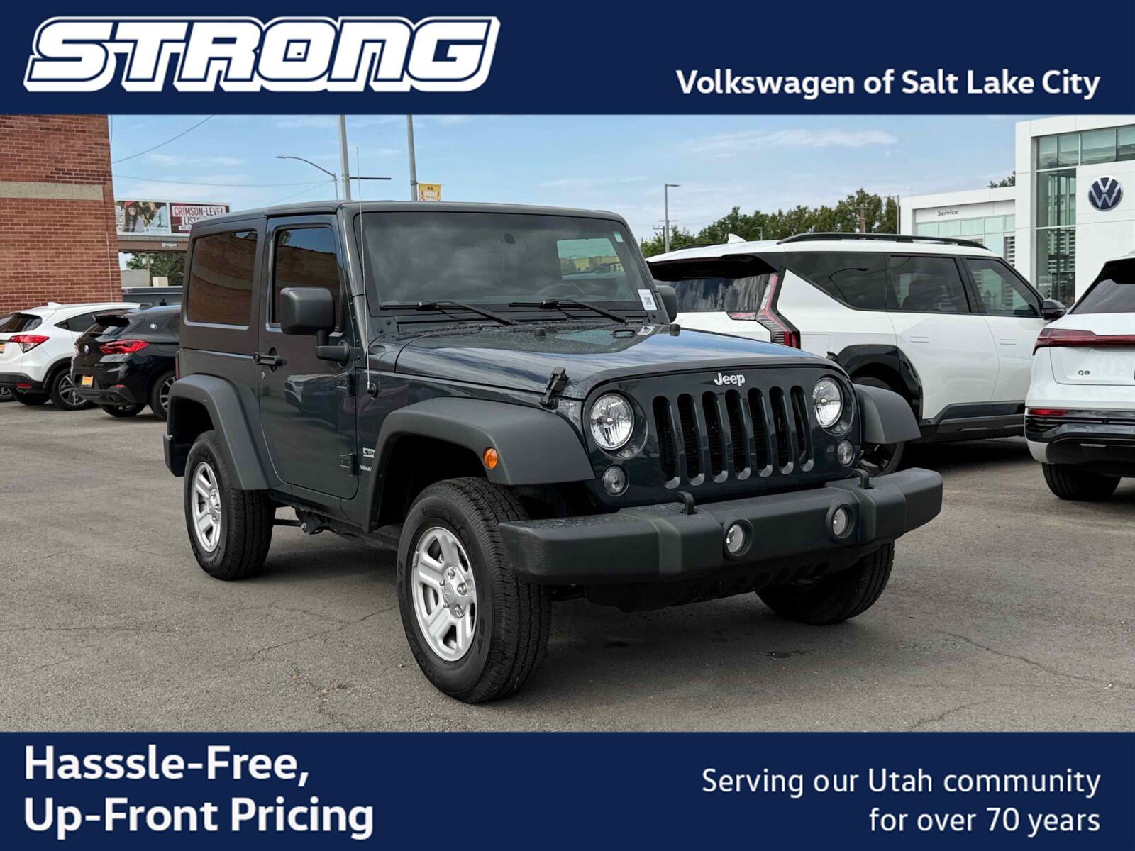 Rhino Clearcoat 2018 Jeep Wrangler SUV / Crossover Four-Wheel Drive 5-Speed Automatic