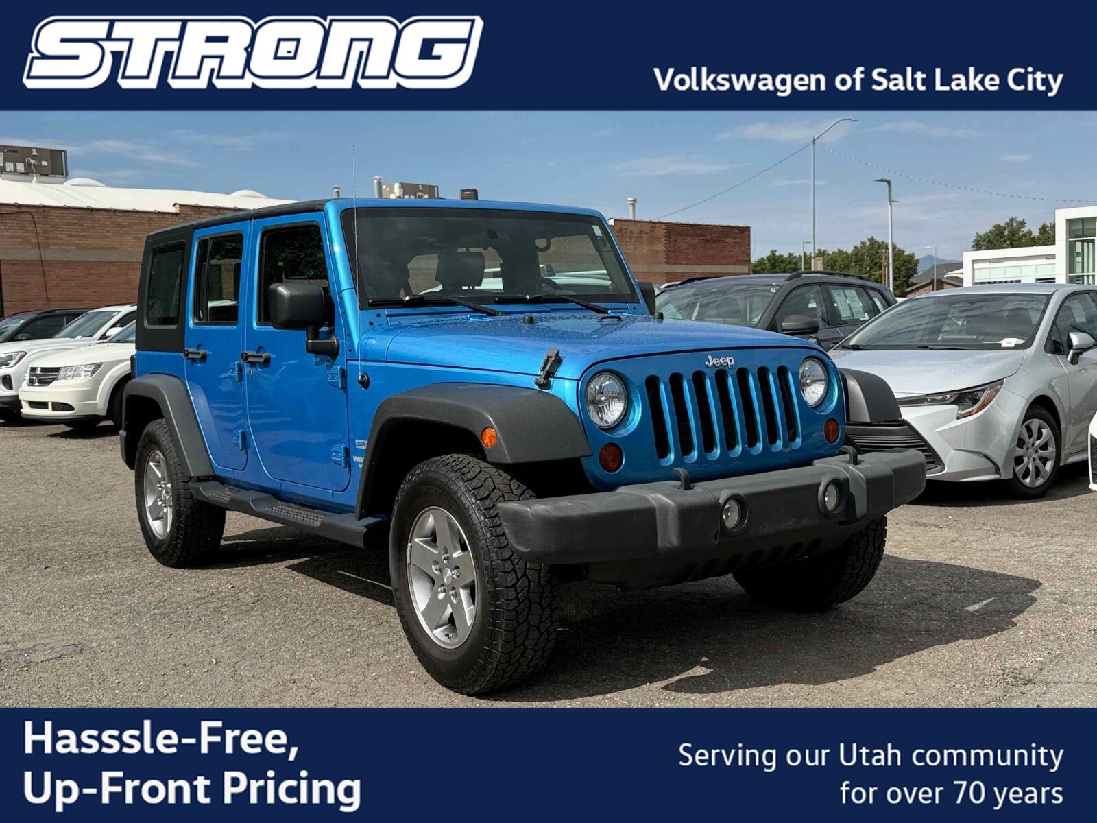 Black Hard Top 2010 Jeep Wrangler SUV / Crossover Four-Wheel Drive 6-Speed Manual