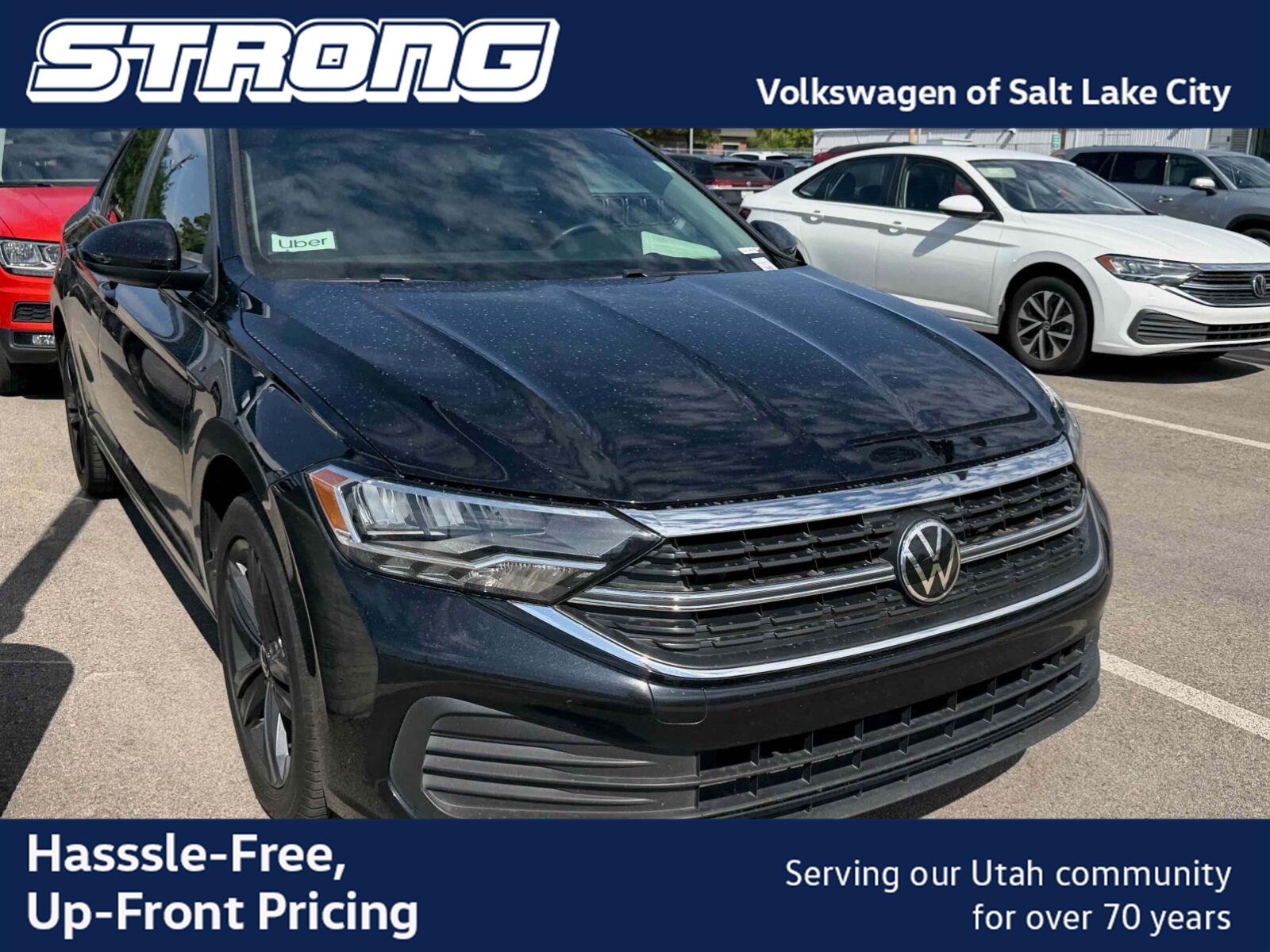 Deep Black Pearl 2023 Volkswagen Jetta Sedan Front-Wheel Drive Automatic
