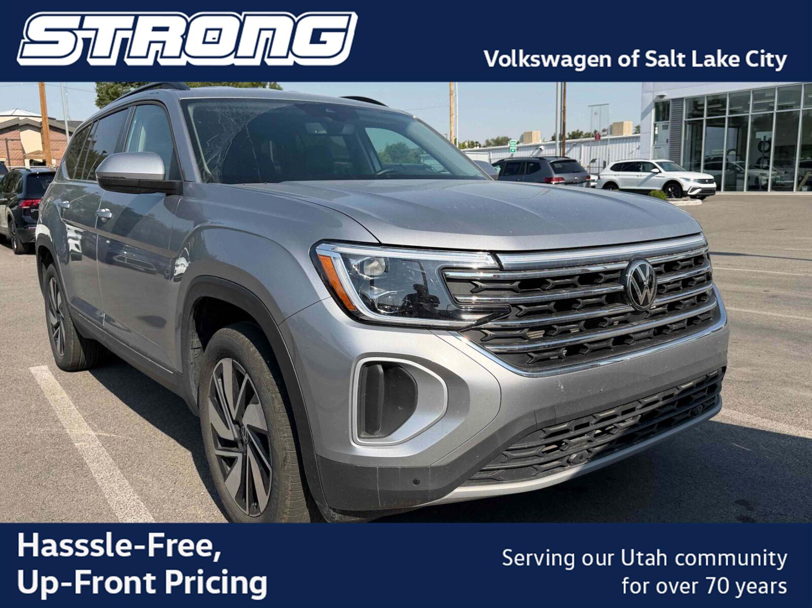 Silver Mist Metallic 2026 Volkswagen Atlas SUV / Crossover All-Wheel Drive Automatic