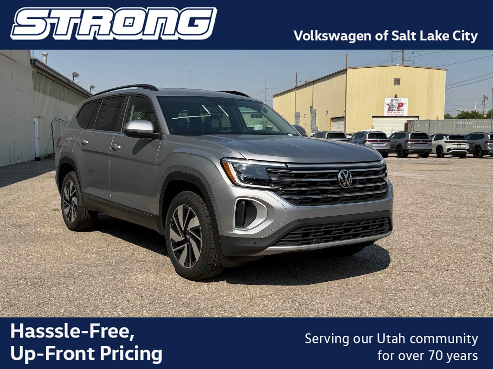 Silver Mist Metallic 2026 Volkswagen Atlas SUV / Crossover All-Wheel Drive Automatic