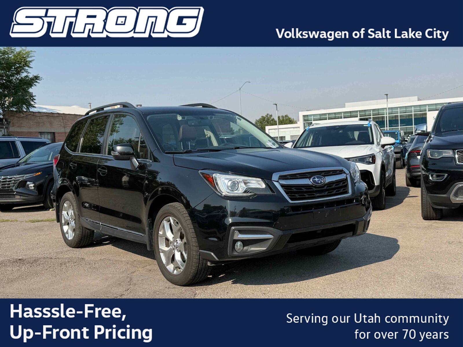 Crystal Black Silica 2018 Subaru Forester SUV / Crossover All-Wheel Drive Continuously Variable Transmission