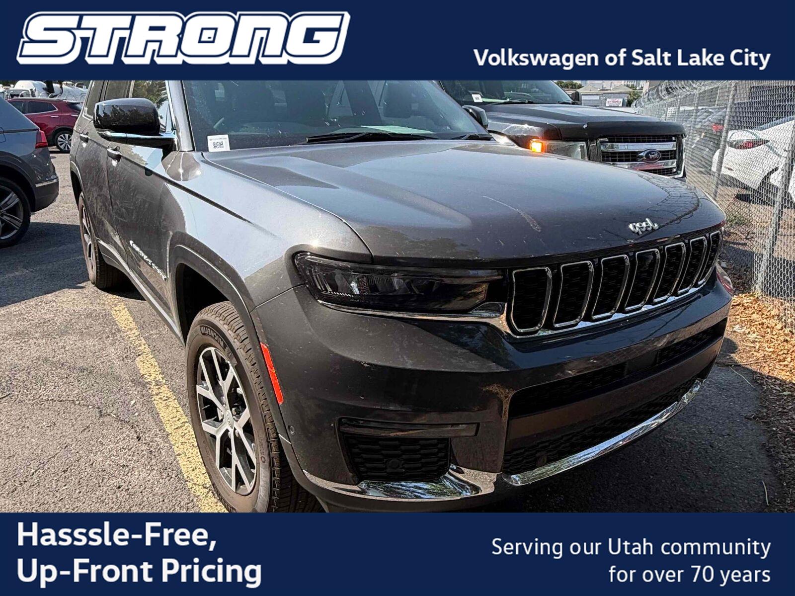 Baltic Gray Metallic Clearcoat 2025 Jeep Grand Cherokee L SUV / Crossover Four-Wheel Drive 8-Speed Automatic