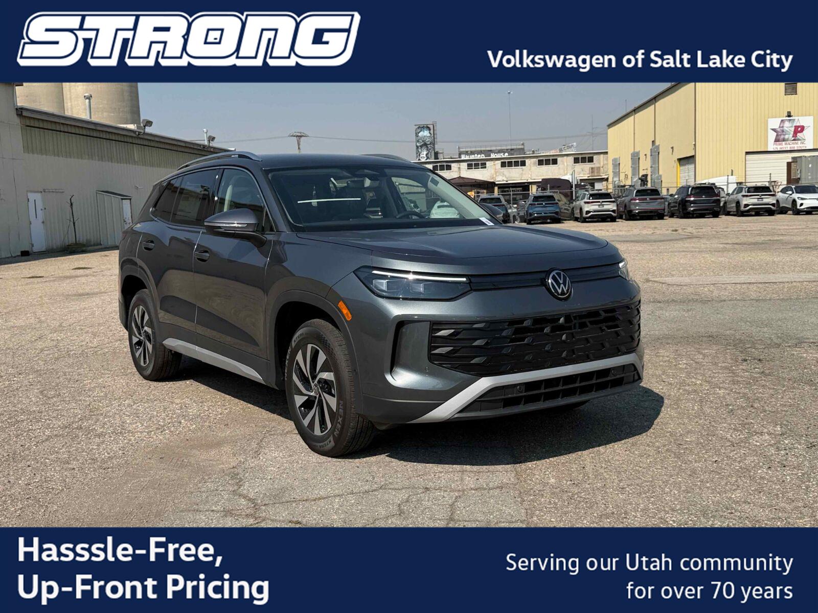 Platinum Gray Metallic 2026 Volkswagen Tiguan SUV / Crossover All-Wheel Drive Automatic