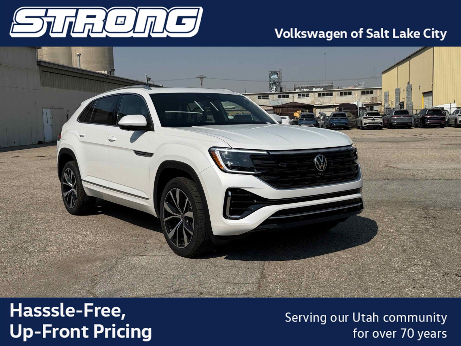 Opal White Pearl 2026 Volkswagen Atlas Cross Sport SUV / Crossover All-Wheel Drive Automatic
