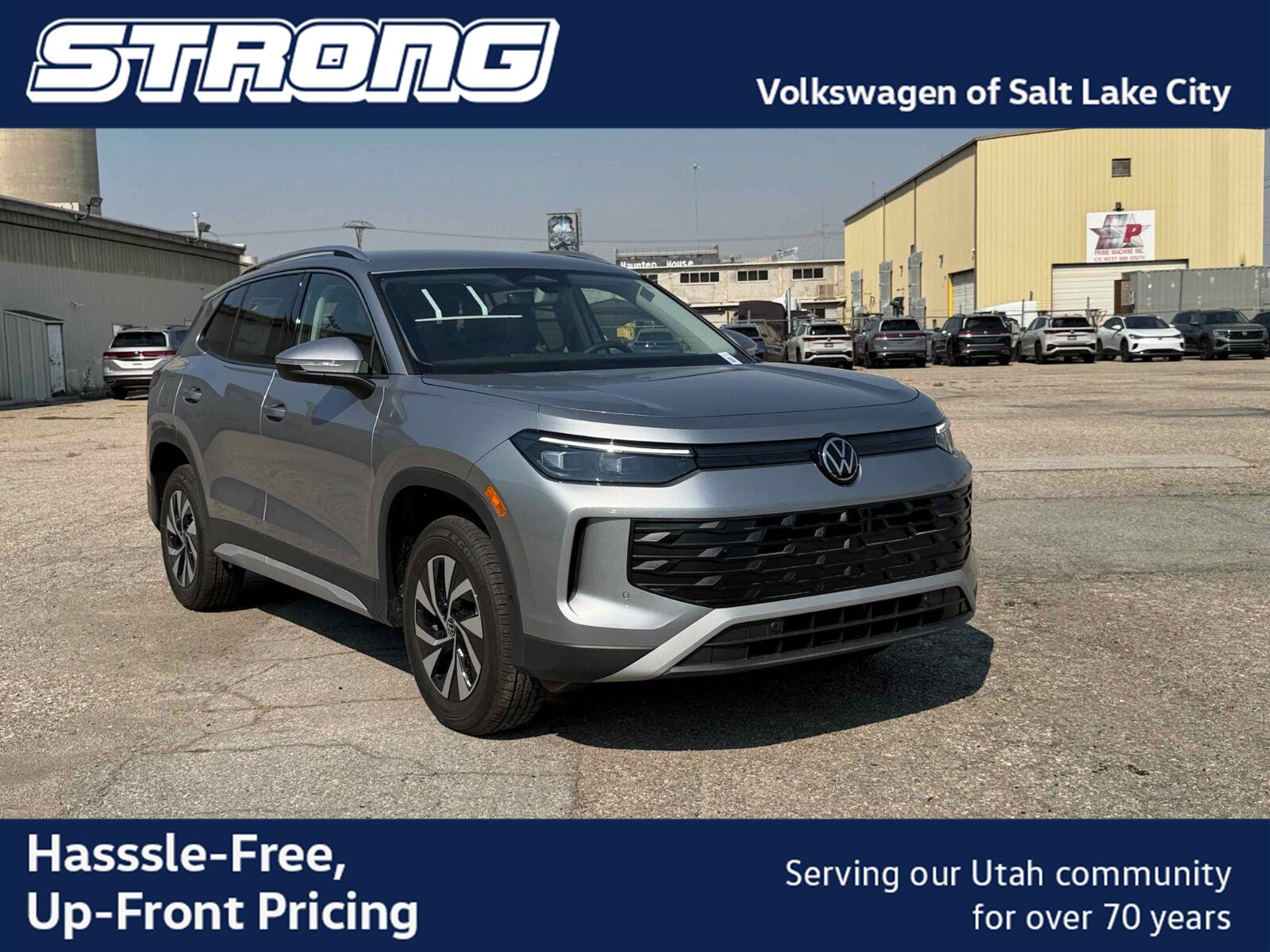 Pyrite Silver Metallic 2026 Volkswagen Tiguan SUV / Crossover All-Wheel Drive Automatic