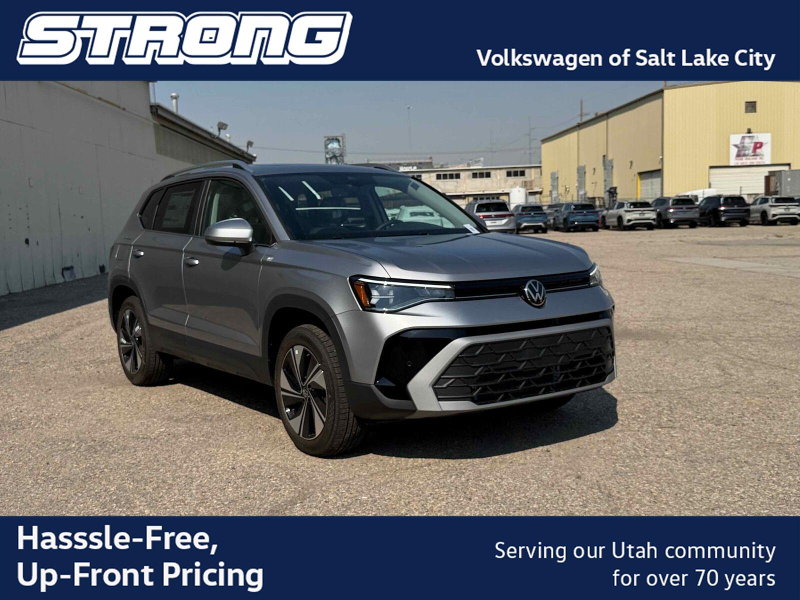 Pyrite Silver Metallic 2026 Volkswagen Taos SUV / Crossover All-Wheel Drive Automatic