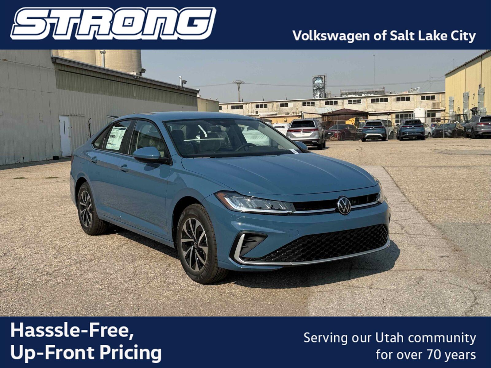 Monterey Blue Pearl 2026 Volkswagen Jetta Sedan Front-Wheel Drive Automatic