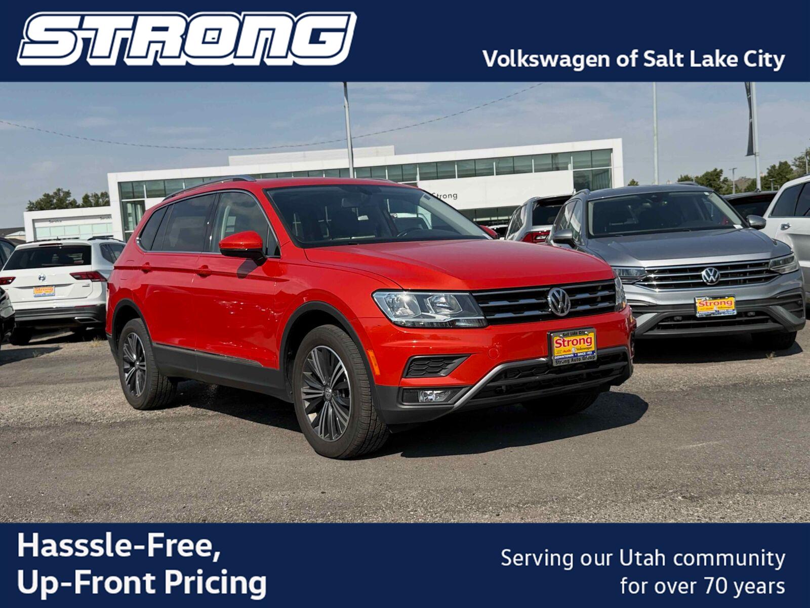 Habanero Orange Metallic 2018 Volkswagen Tiguan SUV / Crossover All-Wheel Drive Automatic