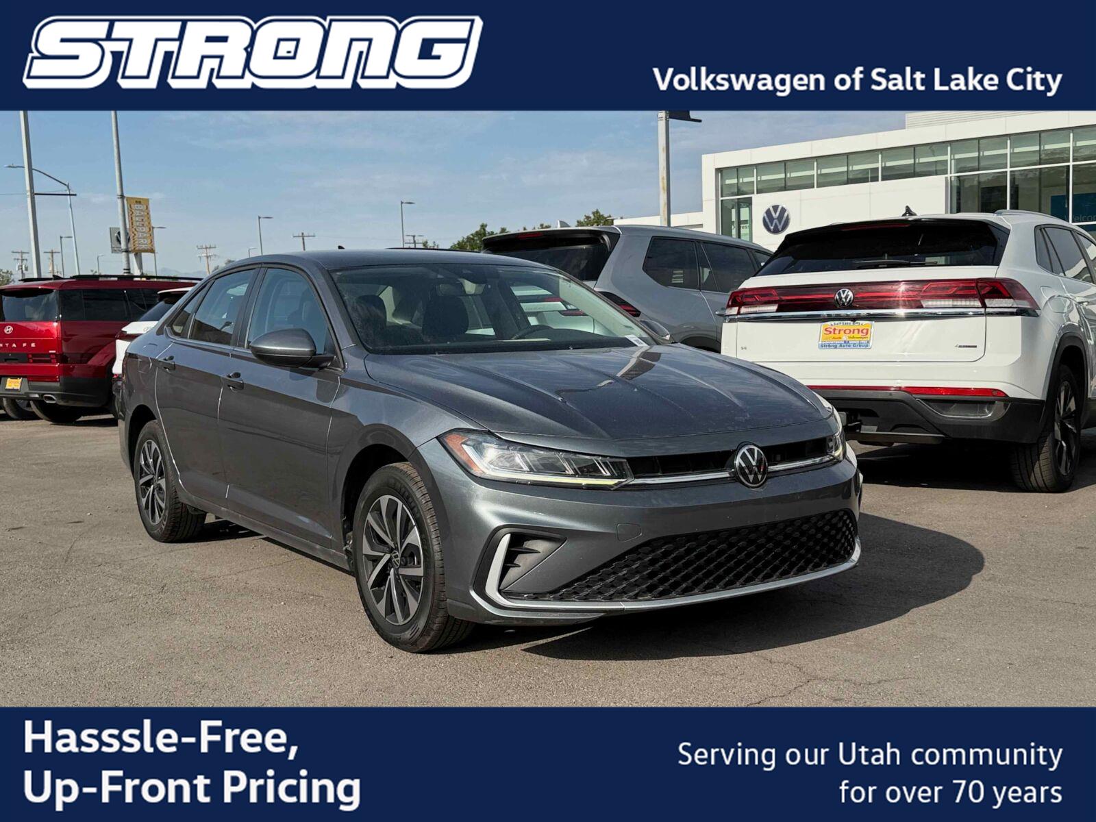Platinum Gray Metallic 2025 Volkswagen Jetta Sedan Front-Wheel Drive Automatic