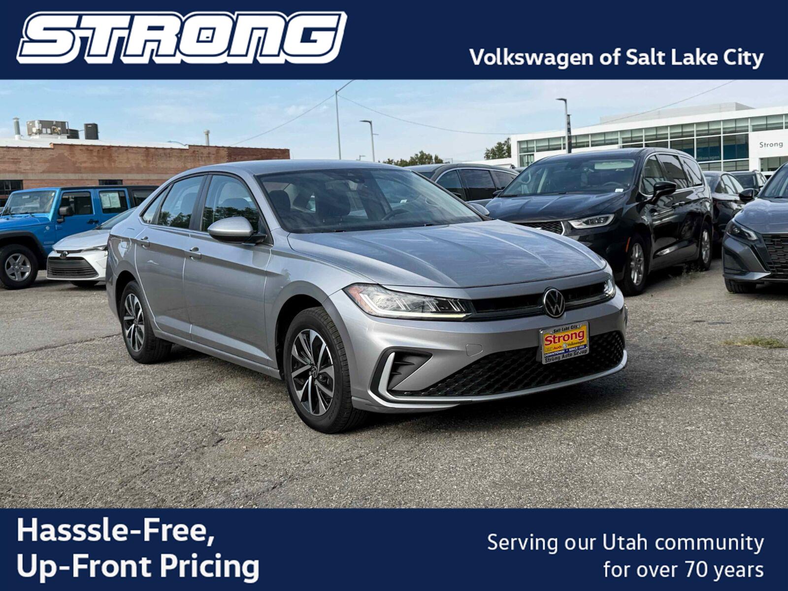 Platinum Gray Metallic 2025 Volkswagen Jetta Sedan Front-Wheel Drive Automatic