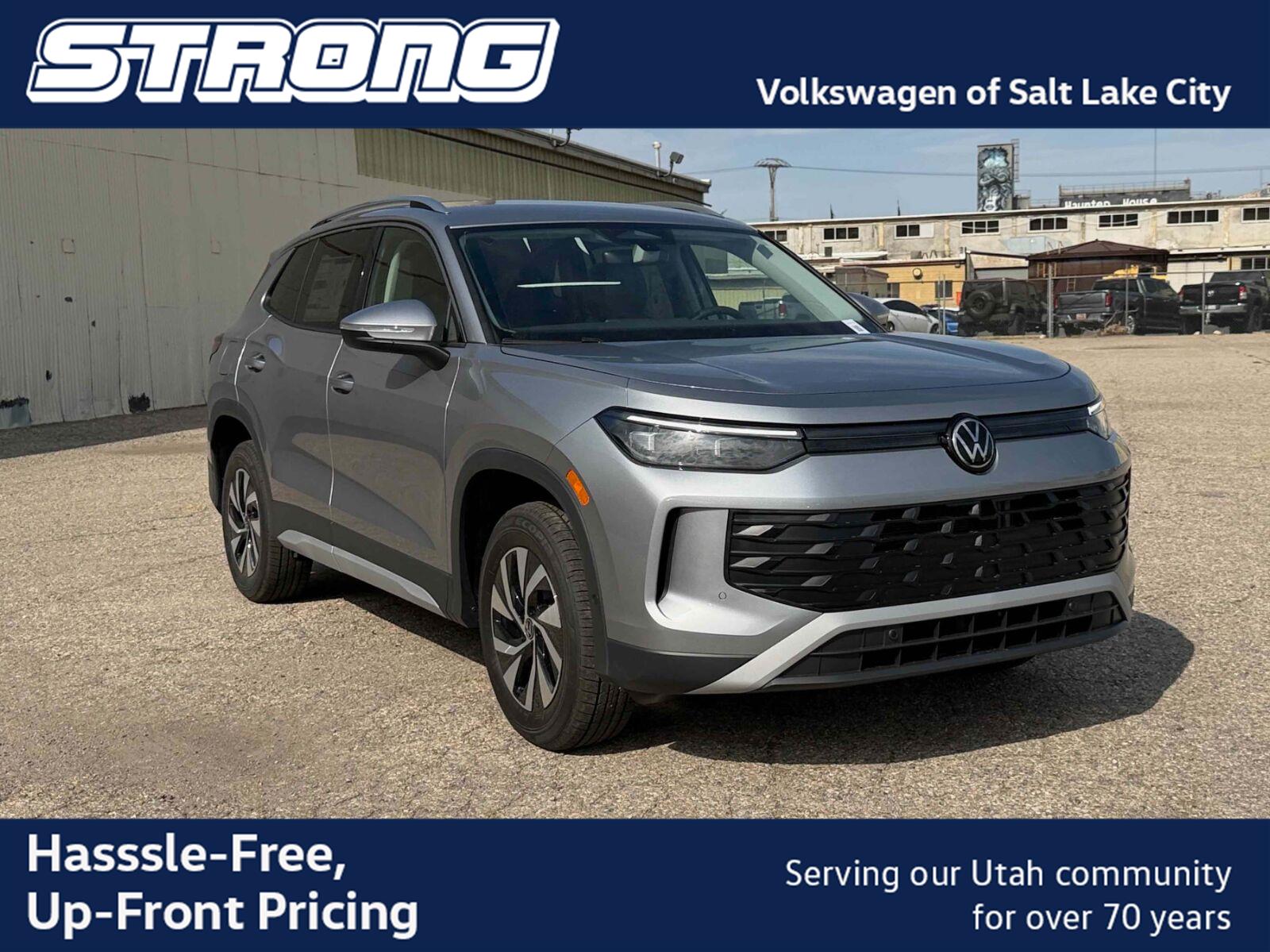 Pyrite Silver Metallic 2026 Volkswagen Tiguan SUV / Crossover All-Wheel Drive Automatic