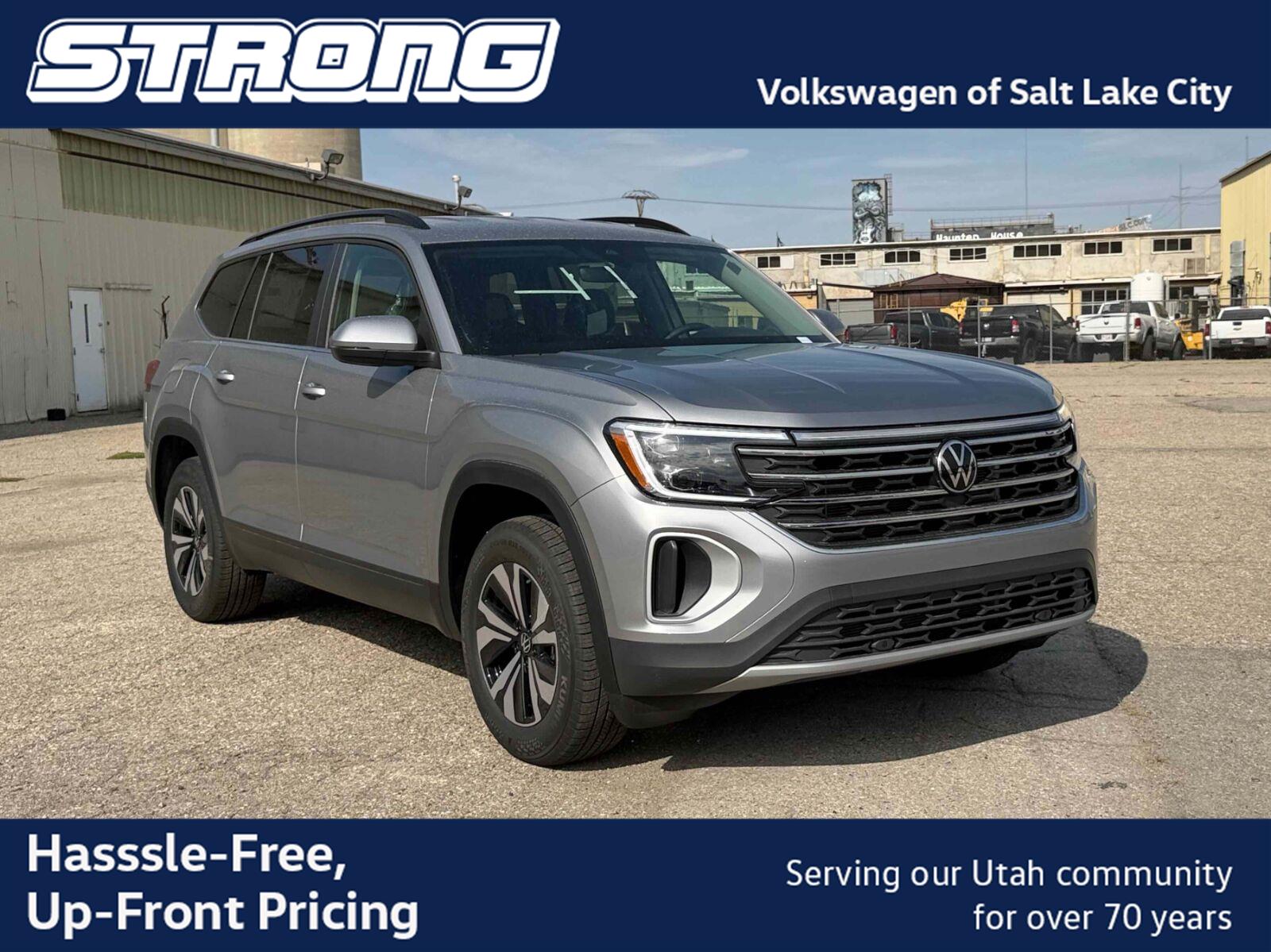 Silver Mist Metallic 2026 Volkswagen Atlas SUV / Crossover All-Wheel Drive Automatic