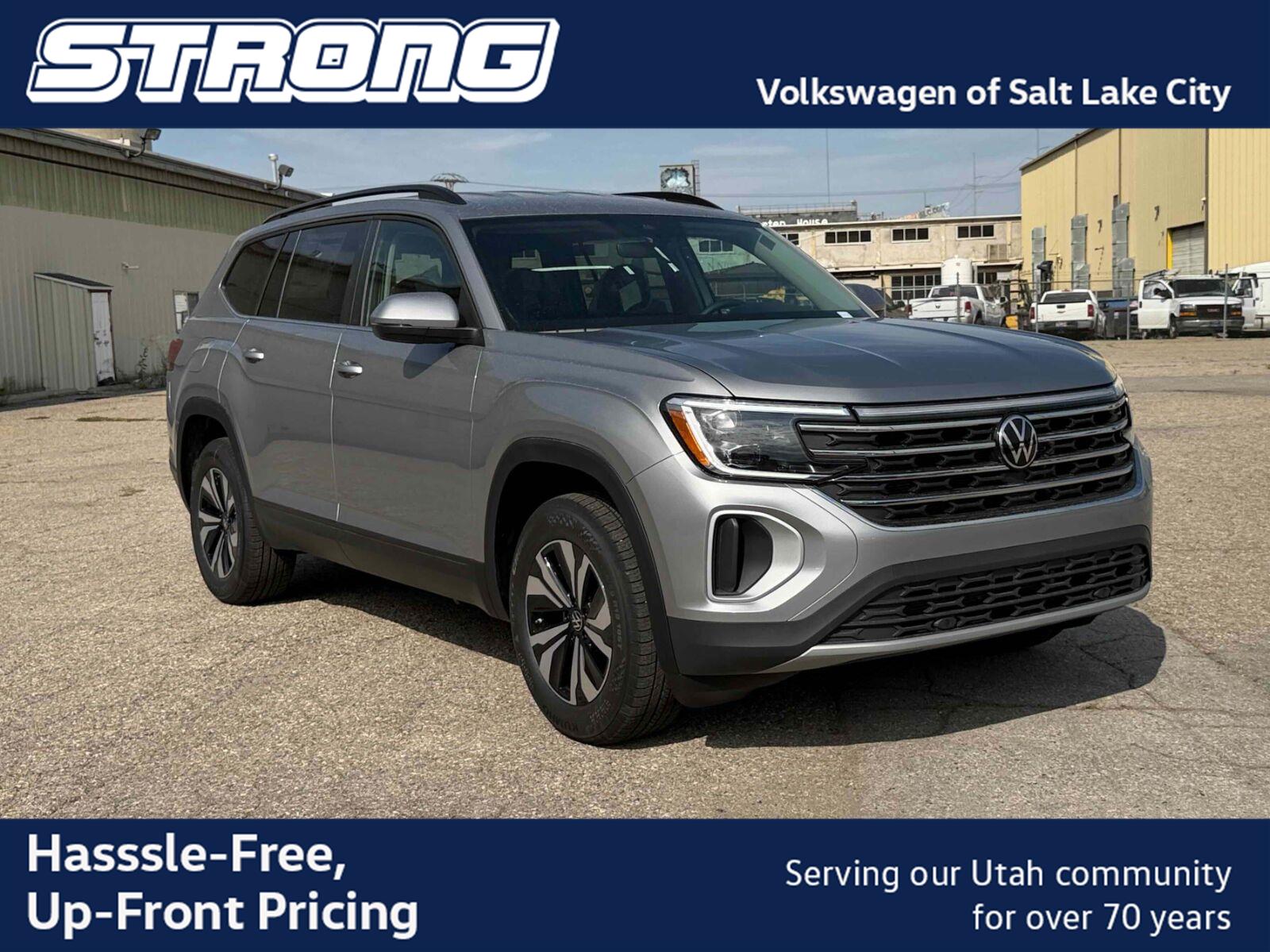 Silver Mist Metallic 2026 Volkswagen Atlas SUV / Crossover All-Wheel Drive Automatic