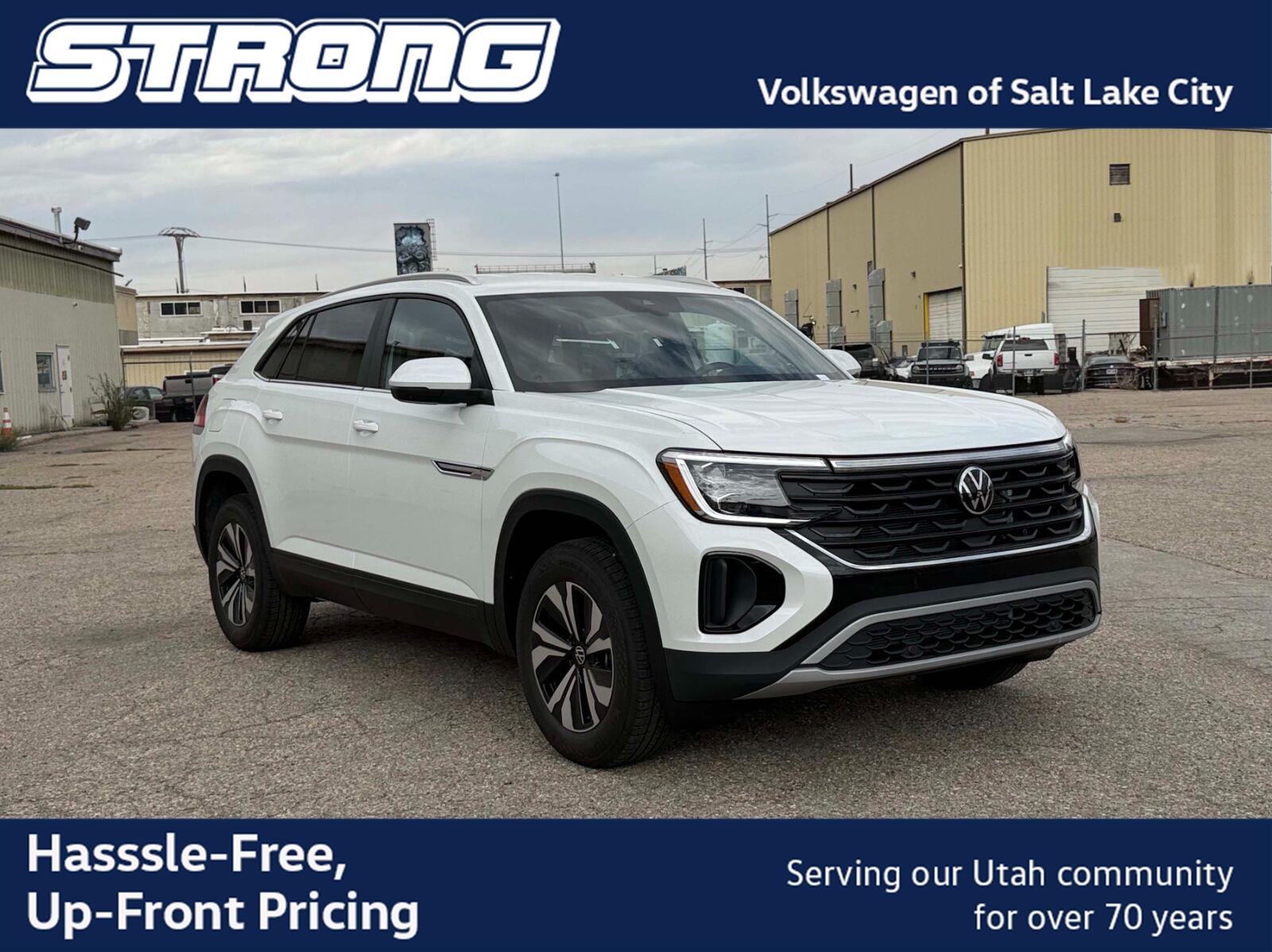 Opal White Pearl 2026 Volkswagen Atlas Cross Sport SUV / Crossover All-Wheel Drive Automatic