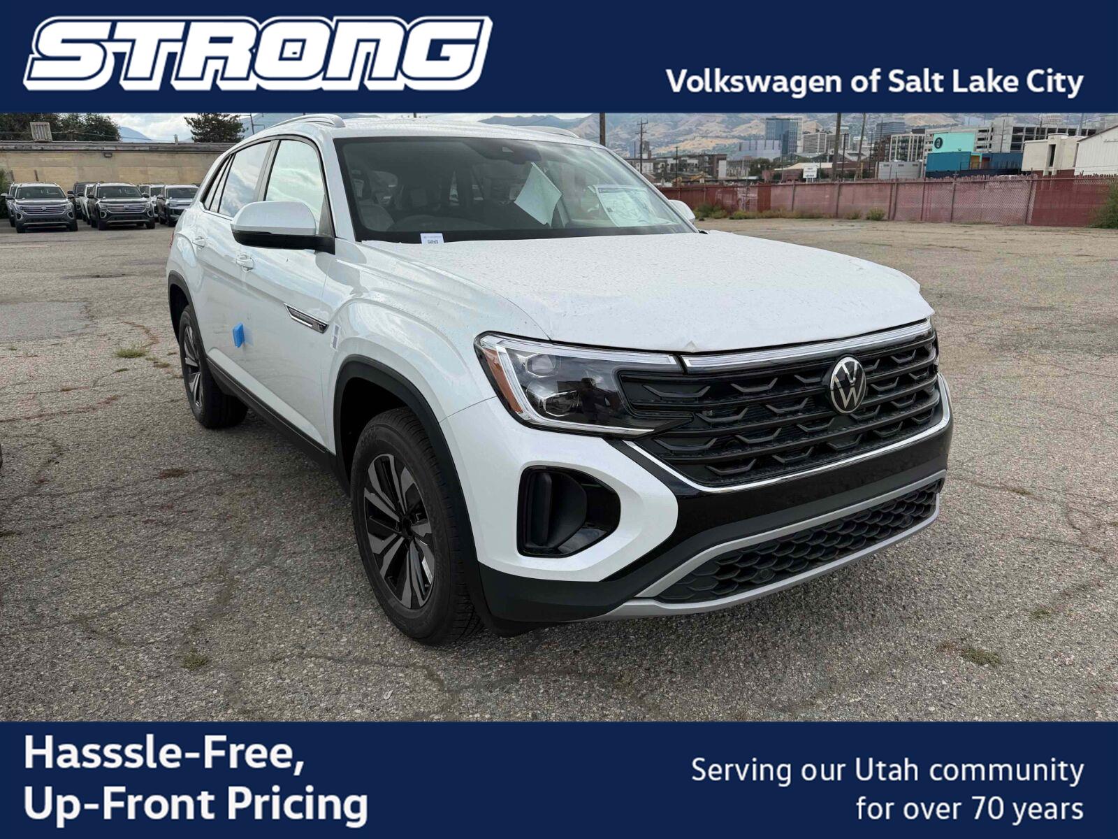 Opal White Pearl 2026 Volkswagen Atlas Cross Sport SUV / Crossover All-Wheel Drive Automatic