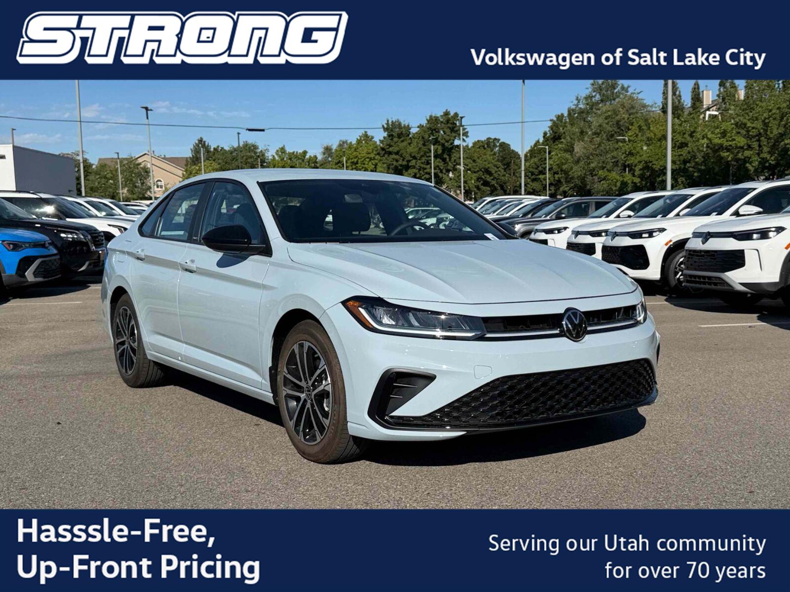 Monument Gray 2026 Volkswagen Jetta Sedan Front-Wheel Drive Automatic