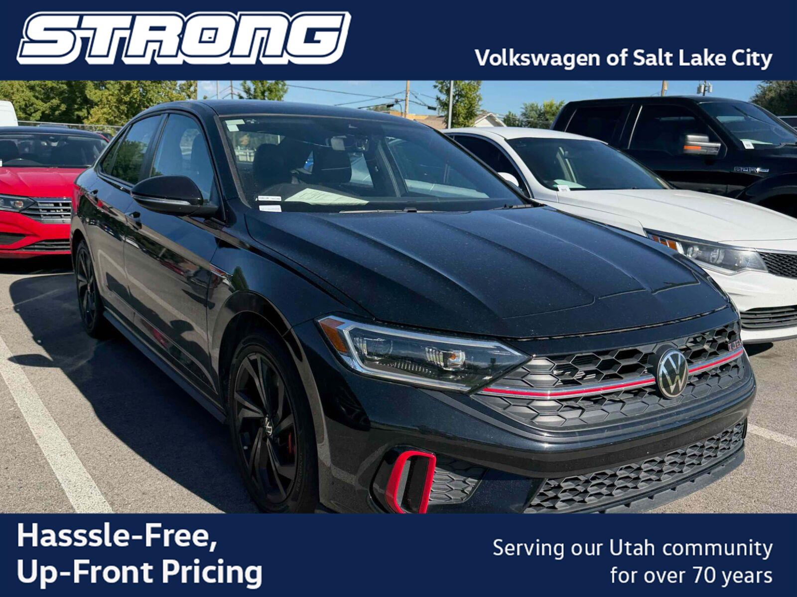 Deep Black Pearl 2024 Volkswagen Jetta GLI Sedan Front-Wheel Drive 