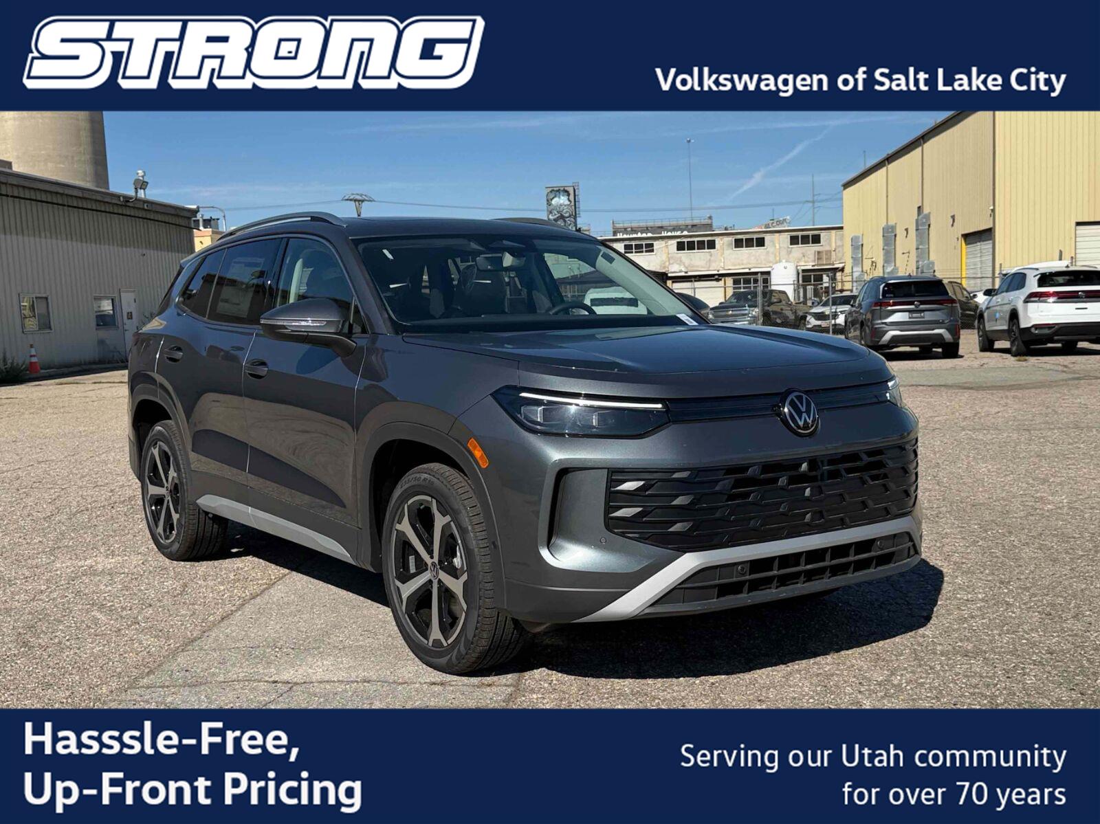 Platinum Gray Metallic 2026 Volkswagen Tiguan SUV / Crossover All-Wheel Drive Automatic